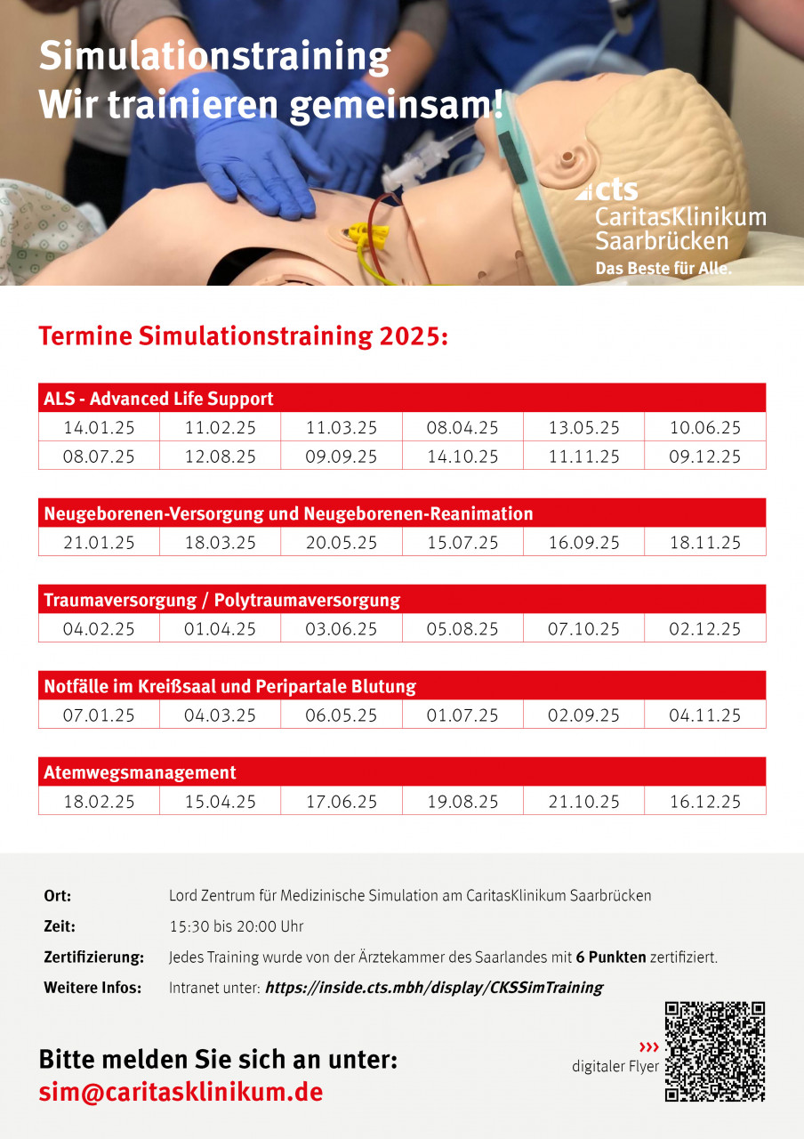 Termine Simulationstraining 2025